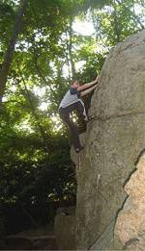 ESCALADE SITE DE BLOC DE FLEURIAIS