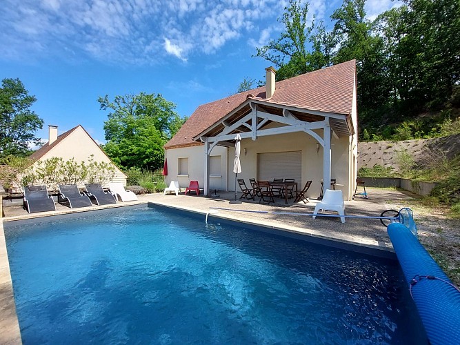 La Maison de Marius à Sarlat avec piscine chauffée_1