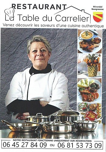 Restaurant "La table du Carrelier" et Traiteur à Domicile