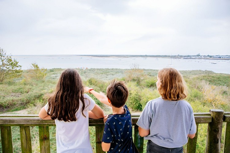En famille à la Pointe du Siège