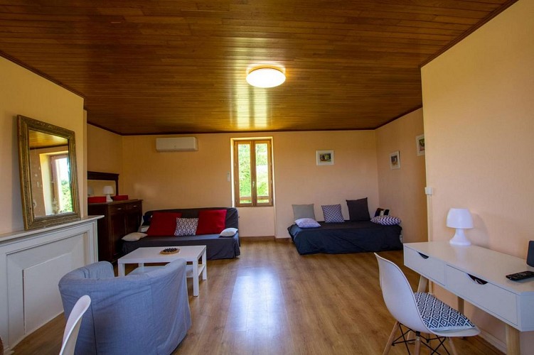 Gite Le Clos des Vigié salon