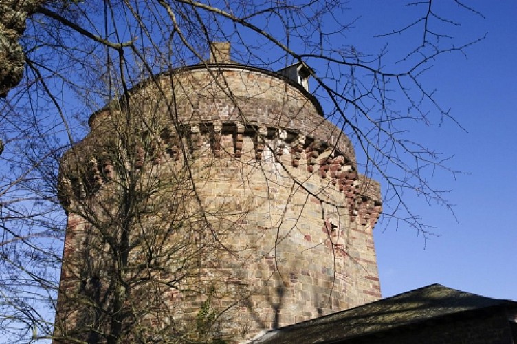 La tour du Papegault, vestige de l’ancienne cité médiévale à Montfort-sur-Meu