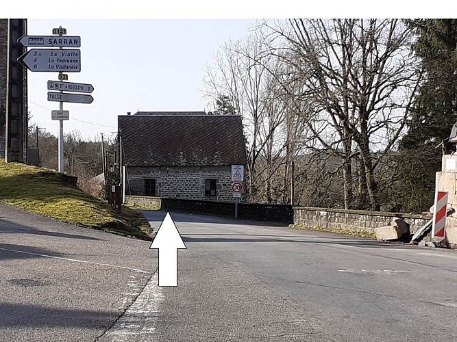 Vous êtes a Chaumeil, suivez la Direction St Augustin