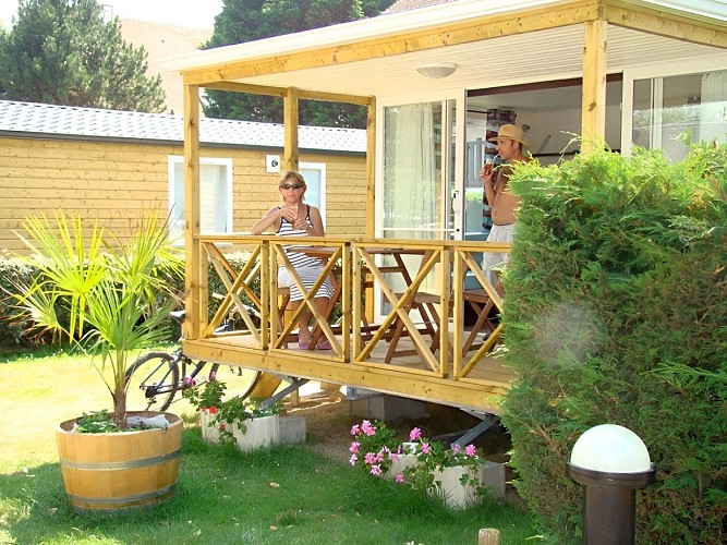 Vacanciers au camping©Cping Le Point du Jour