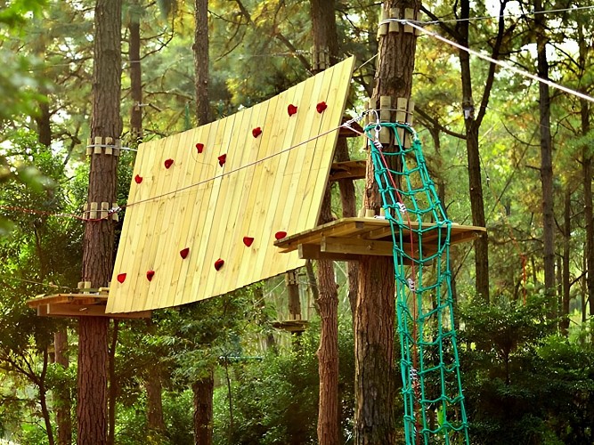 ACCROBRANCHE, VTT, SPA, CO à L'étape en forêt