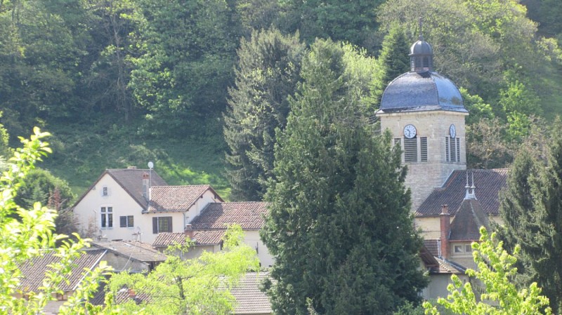 Village de Journans et source de la Reyssouze