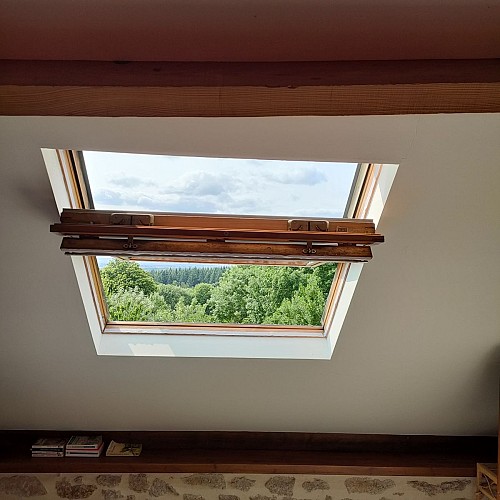 Vue de la chambre orange