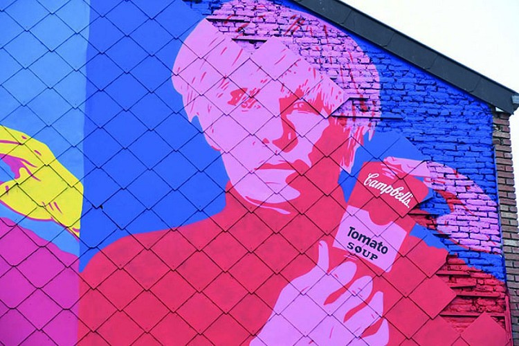 Hommage à Andy Warhol : Michaël Nicolaï et Soke (2020)