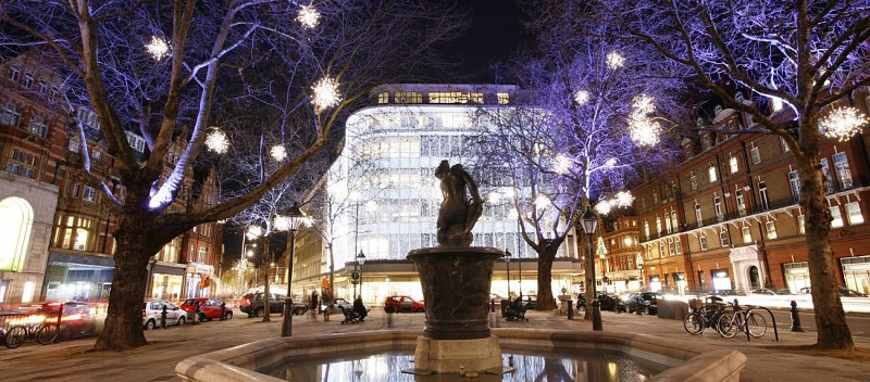 Tour de Londres para descubrir la iluminación de Navidad, cena y misa de medianoche