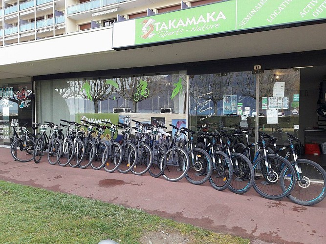 Alquiler de bicicletas Takamaka