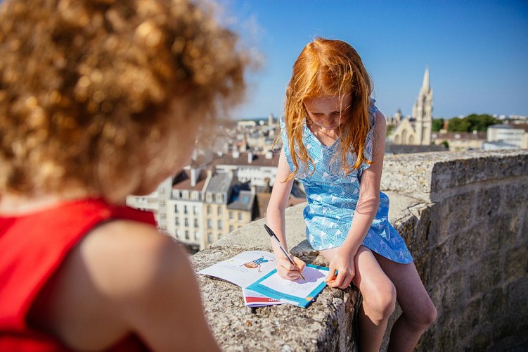 Livrets jeux pour enfants à la découverte du centre historique de Caen