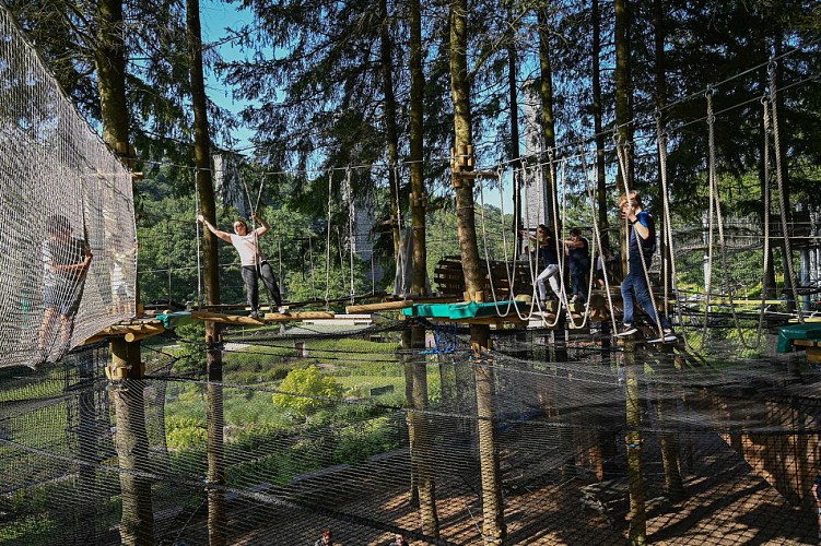 Parcours accrobranche - Normandie luge au Viaduc de la Souleuvre