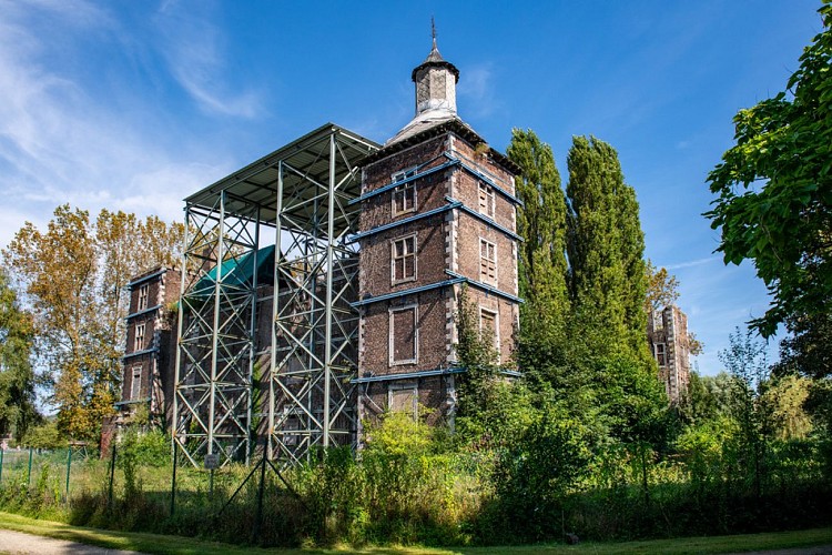 Les vestiges du château de Farciennes