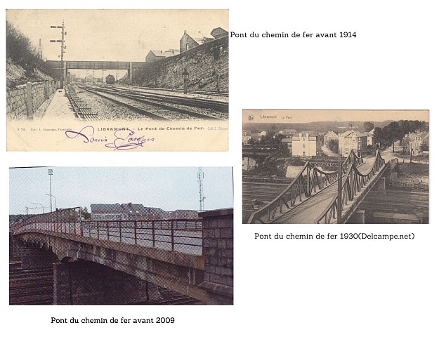 Histoire des différents ponts du chemin de fer