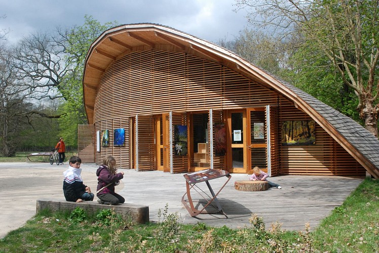 Ein Zentrum für Ecotourismus Franchard Forst von Fontainebleau