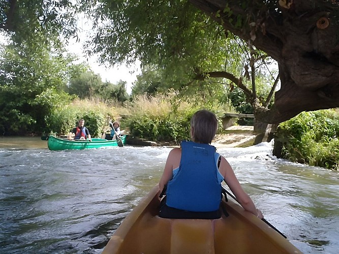 Location de canoës au club de kayak de St Pierre sur Dives