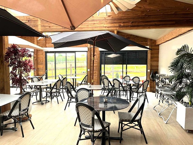 La rôtisserie du verger de Roncheville - Bavent - salle de restauration