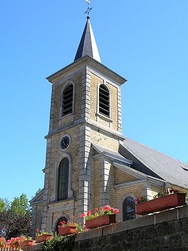 De kerk van Tintigny