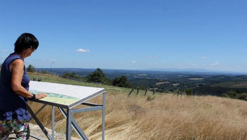 Table d'orientation du Mont Audouze