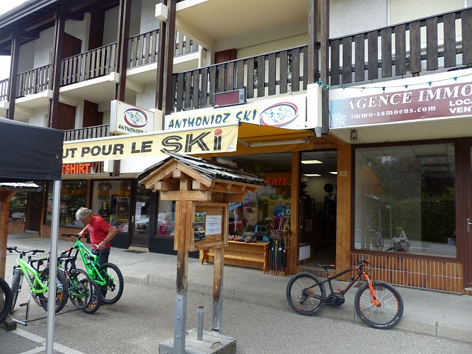 Verhuur racefietsen / ski Anthonioz