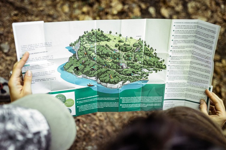 Natural protected aera of Le Roc de Chère