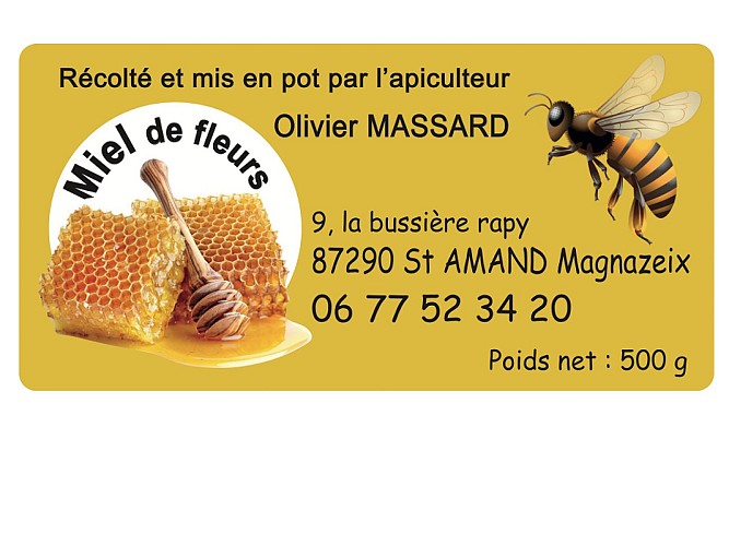 Miel de fleurs - Olivier Massard