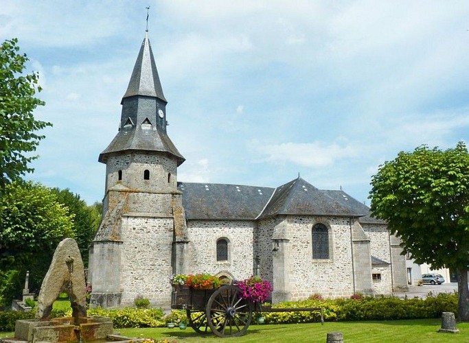 The church of Laurière