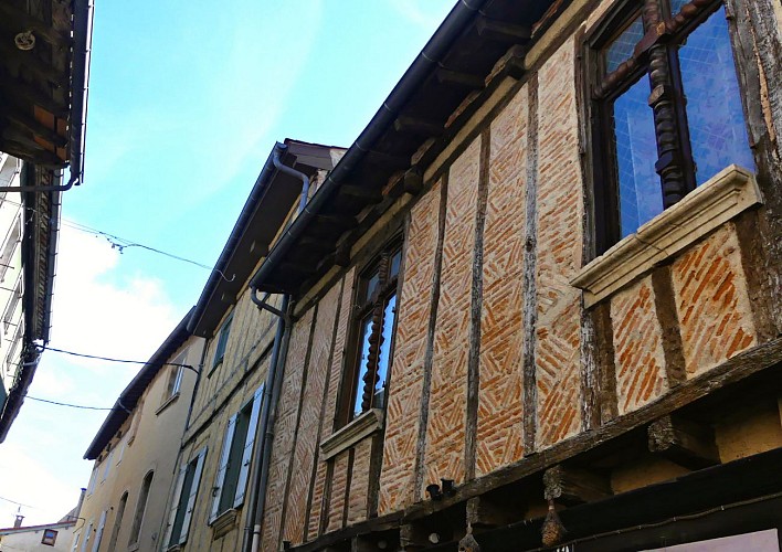 Half timbered houses