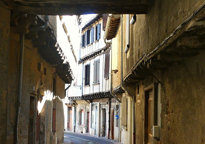 Half timbered houses