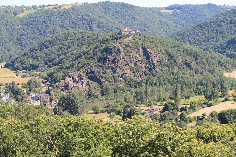 Point de vue sur la Presqu'île d'Ambialet