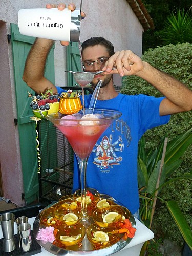 Barman à domicile, mixologue