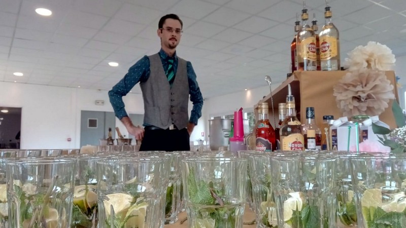 Barman à domicile, mixologue