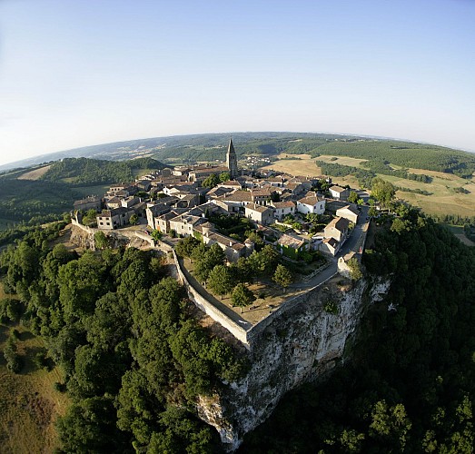 Tablette d'interprétation Puycelsi, forteresse des bois