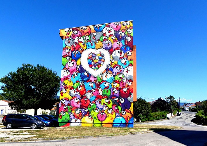 Murs et Façades Street Art d'Aussillon