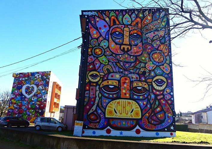 Murs et Façades Street Art d'Aussillon