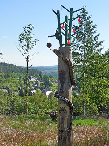 Les arbres redressés
