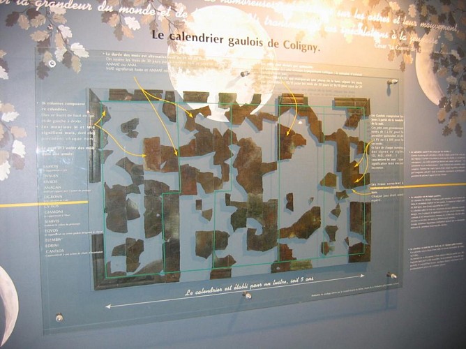 Calendrier gaulois et dieu de Coligny