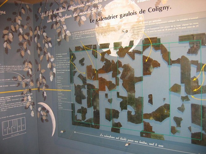 Calendrier gaulois et dieu de Coligny