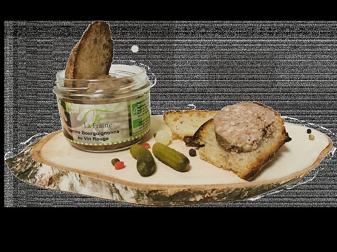 Terrine bourguignonne au vin rouge BIO