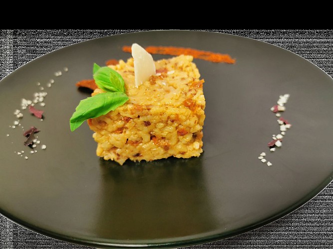Risotto magret de canard