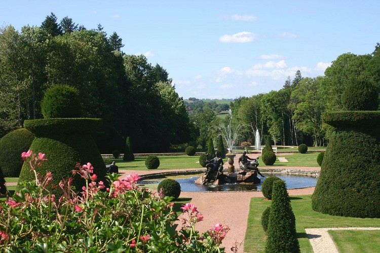 Jardins du Chateau de Dree a Curbigny