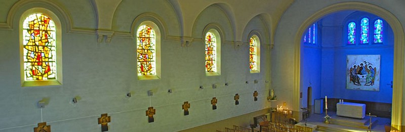 Intérieur de l'église de la Coupée