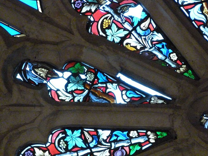 Détail de la rosace de Fuissé