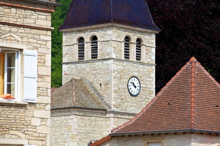 Lugny (71) - Eglise Saint-Denis (clocher)