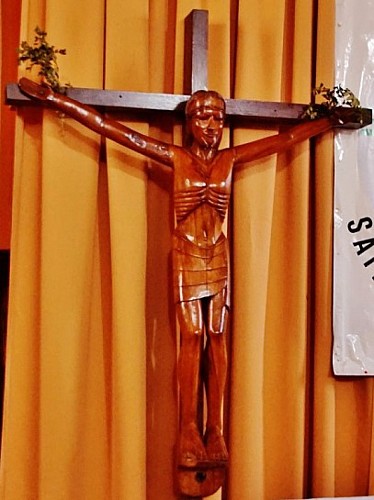 Christ en croix de l'église de Saint-Bérain-sur-Dheune