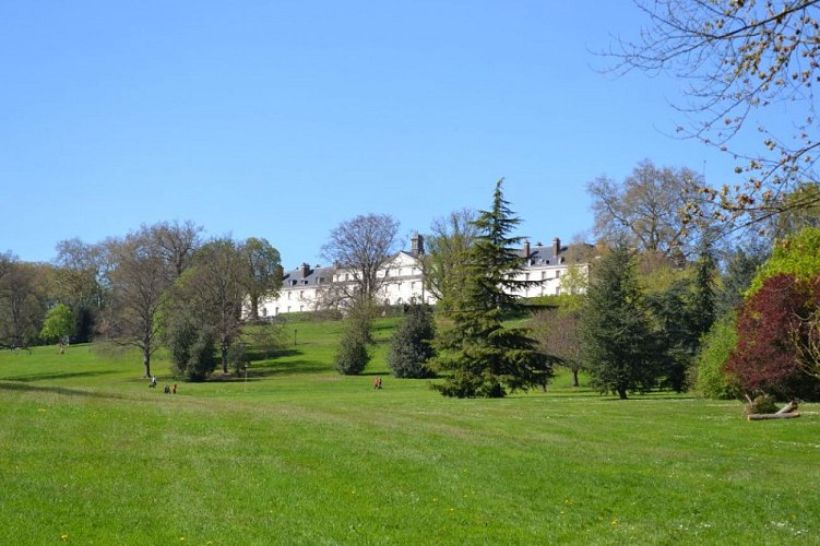 Le château vu du parc