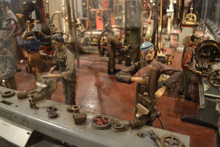 Maquette animée au musée de l'Homme et de l'Industrie