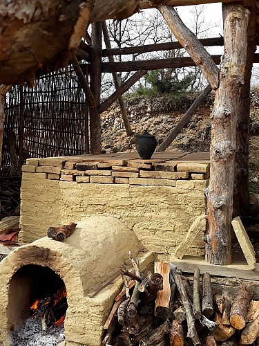 Reconstitution d'un four tuillier gallo-romain
