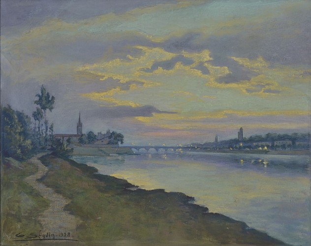 G. Seguin, La Saône à Mâcon