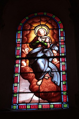 Vitrail de l'Assomption de la Vierge